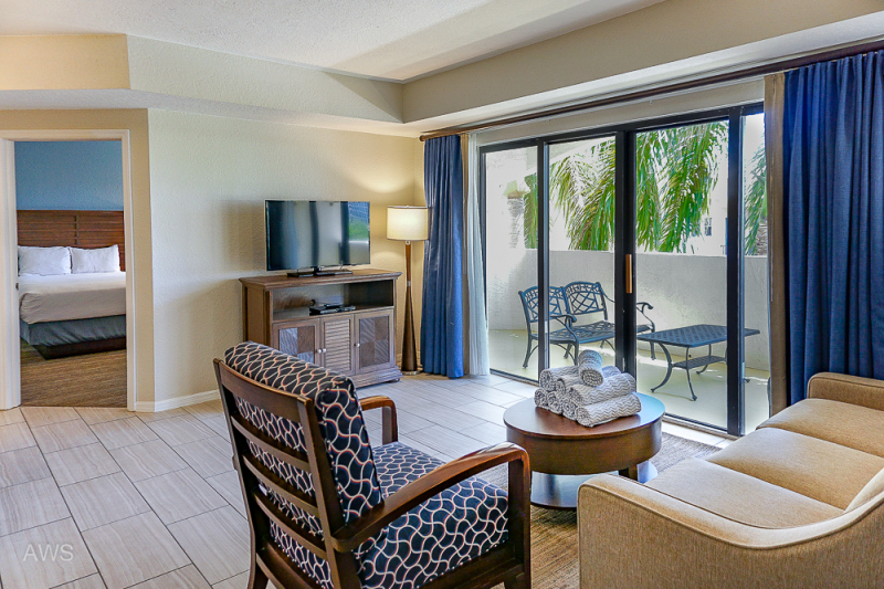 Ocean Palms Suite Living Room